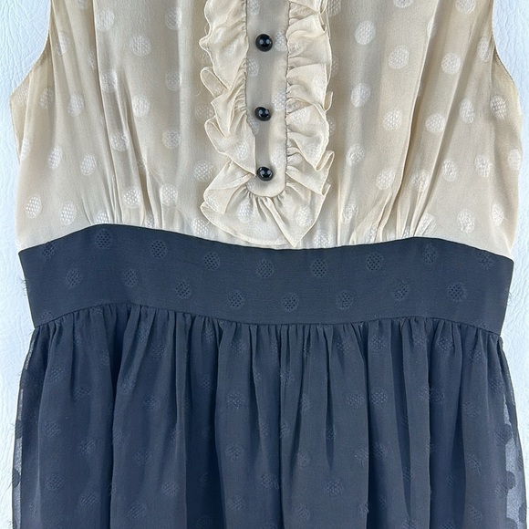 MILLY Chiffon Ruffled Sleeveless Dress, 4 - Picture 4 of 11